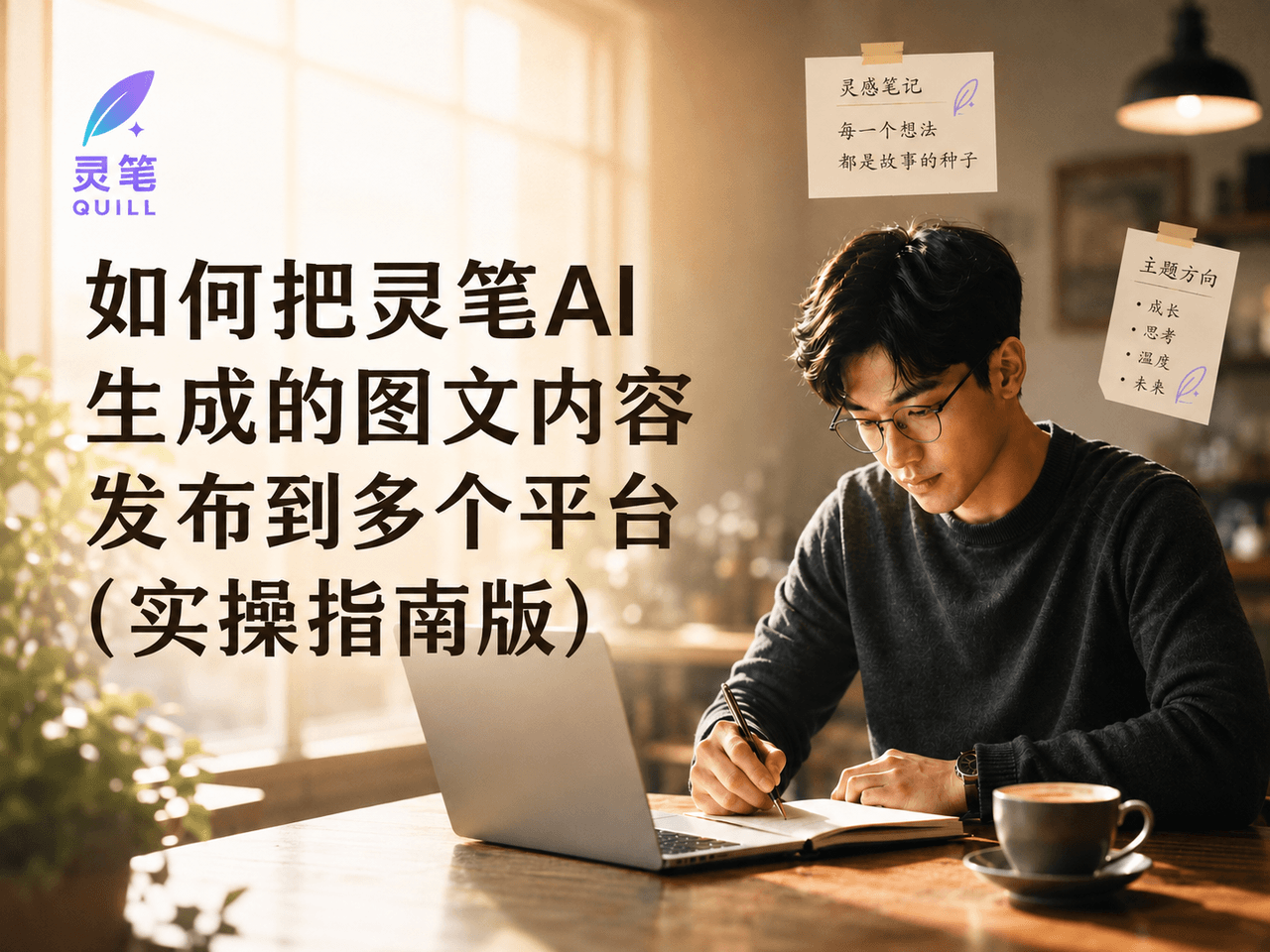 如何把灵笔AI生成的图文内容发布到多个平台（实操指南版）